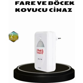 Resim Zero Land Nrzsnt Ultrasonik Böcek ve Fare Kovucu - Doğa Dostu, Sessiz ve Etkili Savunma 