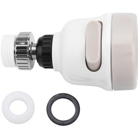 Resim 360 Döner Başlıklı Mutfak Musluk Ucu 3 Fonksiyonlu Su Tasarruf 