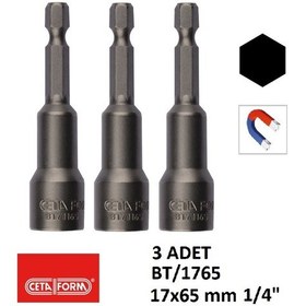 Resim Ceta Form Bt/1765 Manyetik Lokma Uç 17-65 Mm ( 3 Adet) 