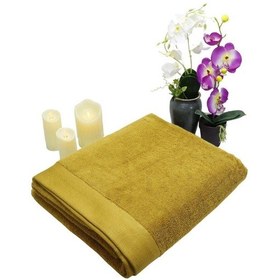 Resim T.concept Exclusive Bambu Pamuk Battal Boy Banyo Havlusu Hardal 100 156 