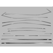 Resim Opel Astra K Hb 5d Cam Çerçevesi 14 Parça 2015 Ve Üzeri Krom Paslanmaz Çelik 