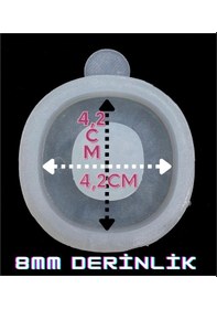Resim Harf Kalıbı / Noktalı Harf / Türkçe Karakter Silikon Kalıp O 