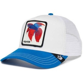Resim Goorin Bros V2 Fighter Unisex Şapka-101-1435 Beyaz - Mavi 