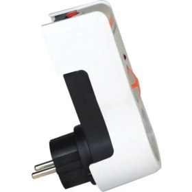 Resim Tunçmatik Akım Korumalı Priz Tekli Beyaz Çok Güvenli Priz Priz 