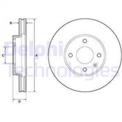 Resim ON FREN DISK AYNASI CHEVROLET AVEO T300 1.2I DELPHI BG4671C ON FREN DISK AYNASI CHEVROLET AVEO T300 1.2I DELPHI BG4671C