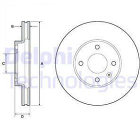 Resim ON FREN DISK AYNASI CHEVROLET AVEO T300 1.2I DELPHI BG4671C 