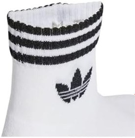 Resim adidas Beyaz Çorap 3S ANKLE S 3P JV7435 