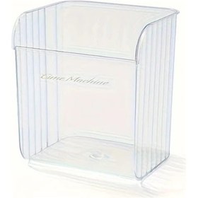 Resim Zhanglei001 Goxawee 1 Adet Beyaz Buzdolabı Saklama Kutusu, Gıda Saklama Sepeti Mutfak Organizer 