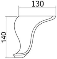 Resim KANEPE KOLTUK BAZA SEHPA TV ÜNİTESİ PLASTİK AYAK 14 CM MAT CEVİZ Mat Ceviz 