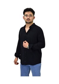 Resim Erkek Spor Silim Fit Uzun Kol Gömlek G5005 Bgl-st04494 Siyah 