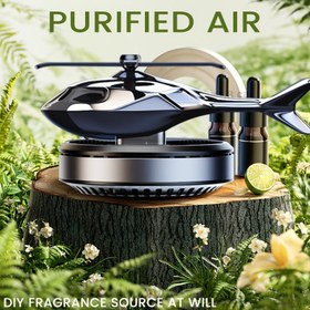Resim AAZRZRZ Güneş Enerjili Helikopter Şeklinde Hava Difüzörü - Otomatik Koku Dağıtıcı, Modern Ev/Ofis Dekoru, Pil Gerektirmez, Uzun Süreli Parfüm Yayımı için Salon, Yatak Odası, Çalışma Alanı - Doğum Günü, Yeni Eve Taşınma, Yıl Dönümü İçin İdeal Hediye, Şık Ev Aksesuarı, Dayanıklı Yapı, Dekoratif Parça, Ofis Çalışanlar İçin, Çağdaş Dekor, Yeni Eve Taşınma Hediyesi 