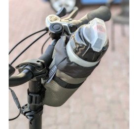 Resim Bike And Art Gidon Suluk Çantası - Kumaş Matara Kafesi - Bisiklet Şişelik (Elektrikli ve Normal Bisiklet Uyumlu) 