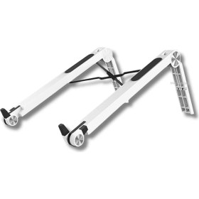 Resim Storemax Taşınabilir Ayarlanabilir Kademeli Plastik Laptop Standı – Katlanabilir, Ergonomik, Seyahat Tipi, Tüm Dizüstü Bilgisayarlar ile Uyumlu Beyaz 