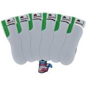 Resim Dündar Dikişsiz Bambu Plus Erkek Sneaker - D003 (6 ADET) Beyaz 