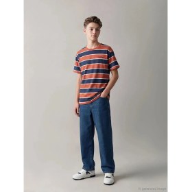 Resim LC Waikiki Lcw Kids Indigo Baggy Fit Erkek Çocuk Jean Pantolon 