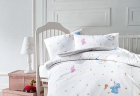 Resim Menderes Home Cotton Collection Ranforce Bebe Çarşaf+Yastık Sleep Time 