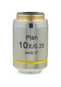 Resim Mikroskop Objektifi 10x Infinity Plan Sonsuz Plan 10x/0.25 /0.17 Özel Kabında 