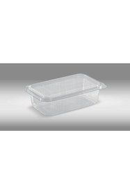 Resim ZFR PLASTİK Şeffaf Kapaklı Sızdırmaz Gıda Kap Kase 100 Adet Düz Kapak Tüm Ölçü 750 gr 