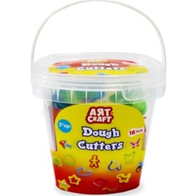 Resim Hamur Kalıpları 16 Parça Oyun Hamuru 