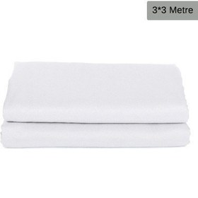 Resim GDX Kumaş Fon Beyaz (3x3 Metre) Katlanabilir / Yıkanabilir 