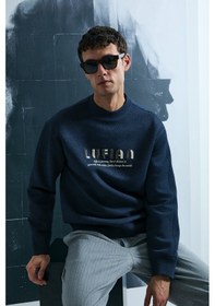 Resim Lufian Oracle Erkek Sweatshirt Lacivert Lacivert 112030178100200 