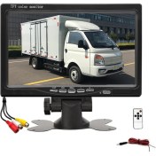 Resim Parallax 12V-36V 7inch Araba Monitörü 16: 9 800X480 LCD Arka Bakış Monitörü 2 Yollu Video Giriş Arka Görünüm Kamera Parkı Tersine (Yurt Dışından) 