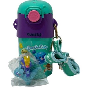 Resim Taros Matara 500 Ml Turkuaz Life Figürlü Anımals Çelik Turkuaz 