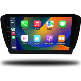 Resim Oskodi Seat İbiza Android Carplay Multimedya 2008-2015 6gb Ram + 128gb Hafıza 