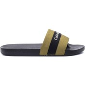 Resim Calvin Klein Erkek Slide Webbing Flip Flop Erkek Parmak Arası Terlik Ym0ym00393 