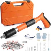 Resim Barutlu Çivi Çakma Tabancası Seti – Çivi Beton Duvar Çelik Montaj Için 