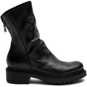 Resim Kadın Bot 84L1 Frau CALF Biket Boot Nero 