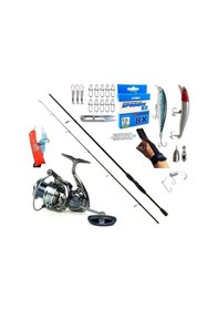 Resim Oslo Next 4000 240cm 20-40gr Remixon Double Black Rapala Maket Balık Spin Olta Takımı Seti 