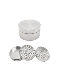 Resim Silver 55 MM Grinder Alloy Herbal Öğütücüsü Parçalayıcı Rb88slv 
