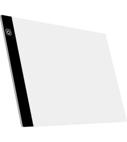 Resim Techtic A4 LED Işıklı(3 Seviye) Çizim Kopyalama Animasyon Portre Dövme Grafik Çizim Tableti 