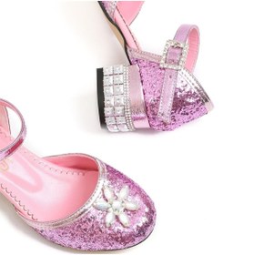 Resim Baby DS Elsa Topuklu Ayakkabı Taşlı Pembe 26 