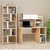 Resim Kalenderdekor1 Kalender Dekor Jimmy Snow 120 Cm Çalışma Takımı Jm02 Beyaz - Meşe 