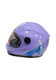 Resim Krm Krm-2670 Çocuk Kaskı Çeneli Lila 