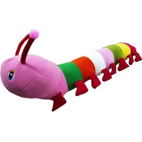 Resim 70Cm Peluş Tırtıl Pembe 