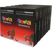 Resim Fiesta Kondom 12 Kutu Çilek Aromalı Prezervatif 