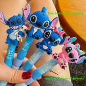 Resim 1/4/8/16/24 Adet Disney Stitch Geri Çekilebilir Tükenmez Kalem, İnce Uçlu, Siyah Mürekkep, Mavi, Pembe ve Mor Karakter Tasarımlı Sevimli Figürler. Parti Hediyeleri, Ofis Malzemeleri ve Okul Ödülleri İçin Mükemmel 