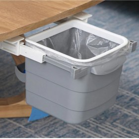 Resim Masa Altı Sürgülü Mini Çöp Kovası 