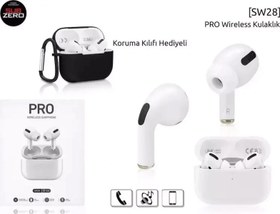 Resim Subzero SW28 AirPods Pro Kablosuz Kulaklık Gürültü Engelleme Kılıf Hediyeli 