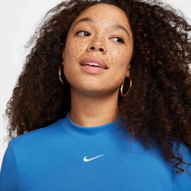 Resim Nike Sportswear Chill Knit Sportswear Kadın Mavi Elbise 