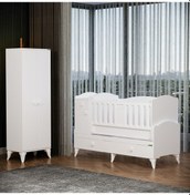 Resim Sude Beşik Yıldız 2 Dolap Beyaz 