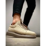 Resim Shoecide Bağcıklı Süet Ortopedik Yüksek Taban Vizon Süet Erkek Günlük Sneaker Ayakkabı 