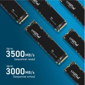Resim Crucial Crucıal P3 1tb 3500/3300MB/S M.2 2280 Pcıe Nvme SSD CT1000P3SSD8 