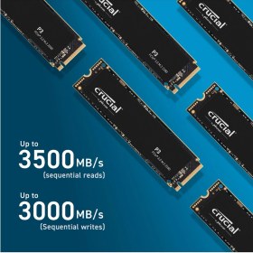 Resim Crucial Crucıal P3 1tb 3500/3300MB/S M.2 2280 Pcıe Nvme SSD CT1000P3SSD8 