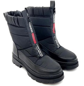 Resim Fendi 1251 Kadın Polarlı Önü Fermuarlı Kar Botu 