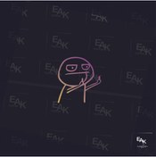 Resim eakcustom Orta Parmak Çocuk Oto Sticker (HOLOGRAM) (8CM X 8CM) 