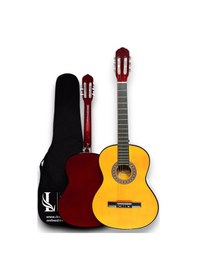 Resim Cg-3902y Klasik Gitar 4/4 Yetişkin Boy Sap Ayarlı Full Set Turuncu 